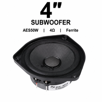 Haut-parleur large bande LS 4,5 pouces ZHL-4014 4 Ohm 50W 100W de crête 166-12KW Réponse en fréquence 89dB Haut-parleur professionnel pour audio
