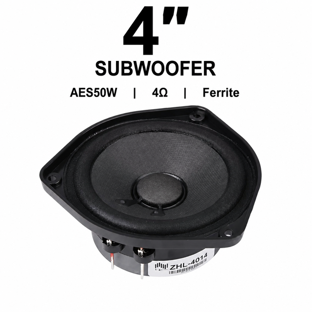 LS 4.5 Inch Full Range Speaker ZHL-4014 4 Ohm 50W 100W Peak 166-12KW Frequency Response 89dB Professional Audio Woofer Driver