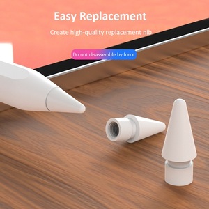 Plumín de repuesto para <span class=keywords><strong>Apple</strong></span> <span class=keywords><strong>Pencil</strong></span> 1 y <span class=keywords><strong>2</strong></span> Gen, punta de lápiz de reemplazo para iPad Stylus Pen - Product Image 3