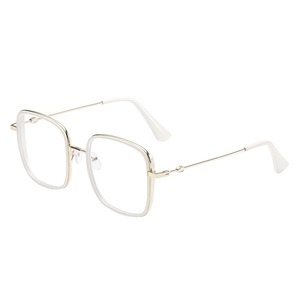 <span class=keywords><strong>Gafas</strong></span> de <span class=keywords><strong>Montura</strong></span> Grande para Mujer, Lentes Transparentes, <span class=keywords><strong>Gafas</strong></span> Extra Grandes, <span class=keywords><strong>Montura</strong></span> Cuadrada Estereoscópica de Moda - Product Image 4