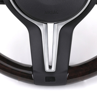 Volant sport Alcantara avec base en bois et écran LED pour BMW F06 F10 F11 F22 F30 F32 F36 X5 F15 E70 X6 E71 E90 F80 M3 F82 M4