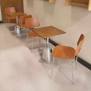 Set di Mobili Pieghevoli in Compensato Moderno, Durevole ed Ecologico per Caffè e Ristoranti, Ideale per Uso Esterno in Hotel, Scuole, Centri Commerciali e Aree Pranzo - Product Image 2