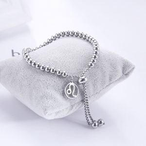 Pulseras de Cadena <span class=keywords><strong>con</strong></span> Colgantes del Zodiaco Myshape para Mujeres y Niñas, Brazalete de Acero Inoxidable <span class=keywords><strong>con</strong></span> Dijes de Aries, <span class=keywords><strong>Piscis</strong></span>, Géminis, Acuario y <span class=keywords><strong>Tauro</strong></span> - Product Image 4