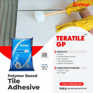 Colle pour carrelage mural en pierre TERATILE GP de haute qualité Adhésif pour carrelage vitrifié Mortier de liaison solide pour une utilisation dans la construction et un emballage sûr - Product Image 2