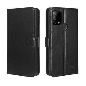 Portefeuille de luxe Crazy Horse en cuir PU, étui à rabat pour <span class=keywords><strong>Vodafone</strong></span> Smart T23 - Product Image 6