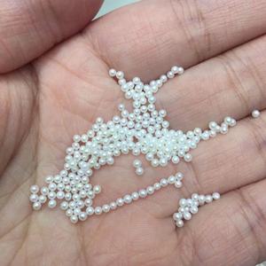 ขายส่งคุณภาพสูง 2-3 มม.น้ำจืดหลวมไข่มุก,mini คุณภาพสูง perfect round pearl - Product Image 3