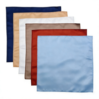 Serviettes carrées de luxe faites à la main en satin double épais et écologiques pour hôtels, restaurants, maisons et jardins