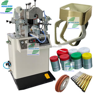 Máquina de transferencia de prensa de calor cilíndrica <span class=keywords><strong>para</strong></span> vasos de plástico botellas cosméticas tapa Irregular máquina de estampado de lámina caliente <span class=keywords><strong>para</strong></span> línea - Product Image 4