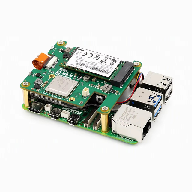 Raspberry Pi 5 Hailo-8 AI Accelerator HAT 26 TOPS Smart High Performance Industrial Edge Computing IoT Gateway Module