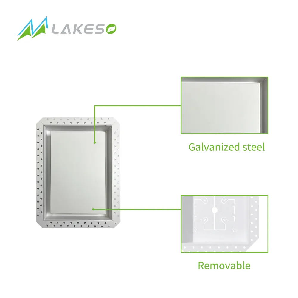 Lakeso Wholesale Wall Register Drywall Vent Air Return Cover Metal Decorative Wall Air Vent Hvac