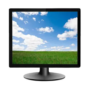 ราคาถูกราคาหน้าจอสี่เหลี่ยม17นิ้ว1280*1024ความละเอียด Ied TFT LCD คอมพิวเตอร์เดสก์ท็อป PC Monitor