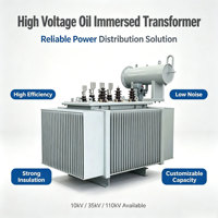 Transformateur électrique triphasé 10 kV 0,4 kV 22 kV 0,4 kV 315 500 800 1000 1600 2500 kVA immergé dans l'huile, bobinage cuivre-aluminium 480 V