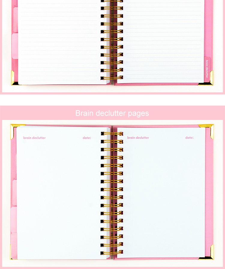 Wholesale 3 Color Ready to Ship A5 Size 272 Pages Power Planner for Personal and Business