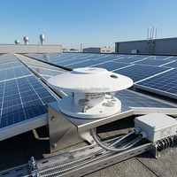 Capteur de rayonnement solaire total photoélectrique haute précision RS485 Modbus 4-20mA, pyranomètre météorologique extérieur pour système photovoltaïque
