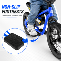 Vélo d'équilibre électrique pour enfants 16 pouces, moteur sans balais 250W, batterie 24V, vélo électrique pour enfants, 3 vitesses, voiture jouet à roulettes Pro