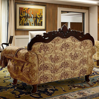 Nouveau produit chaud canapé en tissu européen 123 ensemble salon en forme de U combinaison tissu meubles canapé