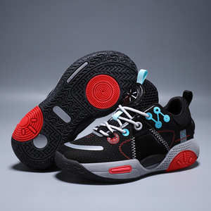 <span class=keywords><strong>Zapatillas</strong></span> de Baloncesto para Niños, <span class=keywords><strong>Zapatillas</strong></span> Deportivas con Parte Superior de Tela, Suela de Goma, Diseño con Letras, Cómodas para Todas las Temporadas - Product Image 6