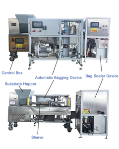 Satrise Hot Sale Automatic Mushroom <b>Bag</b> Filling and <b>Sealing</b> Machine For Round Substrate <b>Bags</b> - Product Image 3