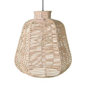 Lámpara colgante de ratán tejida a mano para decoración de interiores, accesorio de iluminación de techo natural para sala de estar y comedor - Product Image 4