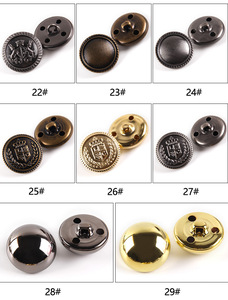 15/18/<span class=keywords><strong>20</strong></span>/23/25mm boutons de couture <span class=keywords><strong>couronne</strong></span> en métal gaufré vintage en laiton <span class=keywords><strong>cuivre</strong></span> or blazer boutons pour hommes blazer costume manteau - Product Image 5