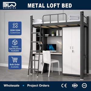 <span class=keywords><strong>Lit</strong></span> mezzanine robuste en acier avec <span class=keywords><strong>bureau</strong></span> et armoire pour dortoir d'étudiants, appartement scolaire, <span class=keywords><strong>bureau</strong></span> d'étude - Vente en gros usine - Product Image 1
