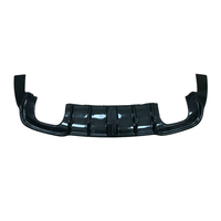 Diffuseur arrière en fibre de carbone de haute qualité avec éclairage LED pour Audi A3 S Line 8V 2017, kit carrosserie pour pare-chocs arrière