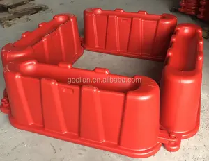 Nieuw Materiaal Plastic Verkeer Slagboom Water Gevulde Barrière Slagboom Plastic Water Gevuld Verkeer