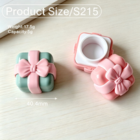 En stock – Pot de baume à lèvres 5g mignon avec nœud, pot à rouge à lèvres vide, multicolore, rechargeable, mini emballage cosmétique, vente en gros