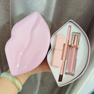 Kit de Labiales 3 en 1 en Oferta, Set de Brillo Labial Resistente al Agua, Delineador de Labios Cremoso Vegano y Brillo Labial, Set de Regalo de Maquillaje Labial - Product Image 5