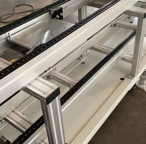 New High Quality Toshine Belt Tray Plate Top Chain Conveyor Belt Chains Pallet-Handling System Double Speed Adjustable Conveyor - Product Image 6