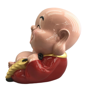 Divertida Estatua de Buda Maitreya Chino como Hucha, Decoración Moderna de Resina para el Hogar, Regalos o Adornos Budistas Hechos de Poliresina - Product Image 2