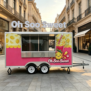 Professional Gelato Trailer Premium Burger Food Truck DOT VIN Ice Cream Cart - Product Image 2