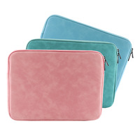 Sac pour ordinateur portable en cuir PU de 11, 13,3, 14, 15,6 pouces, étui pour tablette, pochette de rangement, sacs pour ordinateur, housse pour ordinateur portable imperméable