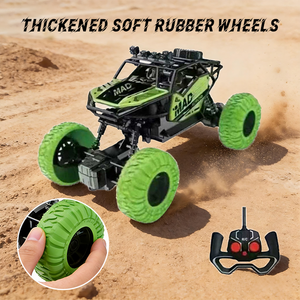 Voiture RC tout-terrain 4CH en plastique à l'échelle 1:16 avec câble USB rechargeable, jouet télécommandé pour enfants - Product Image 4