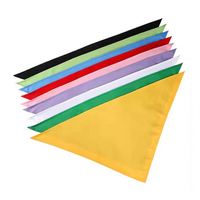 Bandana pour animaux de compagnie en tissu doux et mignon imprimé par sublimation en gros, accessoires réglables pour chiens de petite, moyenne et grande taille