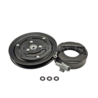 Ensemble d'embrayage de compresseur de climatisation, 1PK 118mm 12V avec roulement 30x47x12, compatible avec le compresseur Denso SV07E