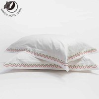 Parure de lit d'hôtel YAKANGYI 2026 de luxe 5 étoiles en coton tissé 600TC brodé, couleur blanche, toutes saisons, personnalisable, qualité supérieure