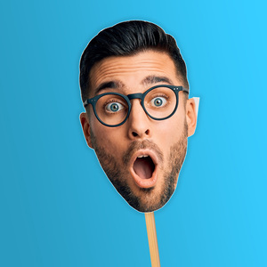 Cabeza grande personalizada, cabezas enormes personalizadas, corte de cara, accesorio de fiesta, cabeza de cara gorda, ventilador recortado, Cara de boda, soltero, graduación, cabeza gorda - Product Image 4