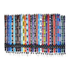 Custom Multipurpose Polyester Lanyard for Conference & Football Team Promotional Breakaway Sublimation Keychain