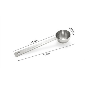 1 Tablespoon 15 ml Stainless Steel Metal Coffee Bean <b>Measuring</b> <b>Spoon</b> for Ground Coffee, Loose Tea and Powder - Product Image 6
