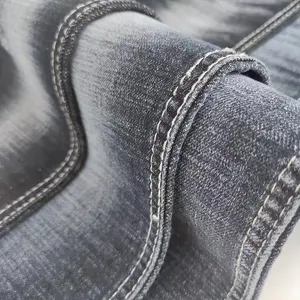 Thiết Kế Mới 11.3Oz Vải Bò Denim Co Giãn Cao Bằng Vải Cotton Polyester Rayon Co Giãn Màu Đen Dùng Cho Túi Áo Khoác/