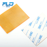 Plaque chauffante flexible en polyimide personnalisée 15W 5V, carte de circuit imprimé adhésive, haute température, OEM