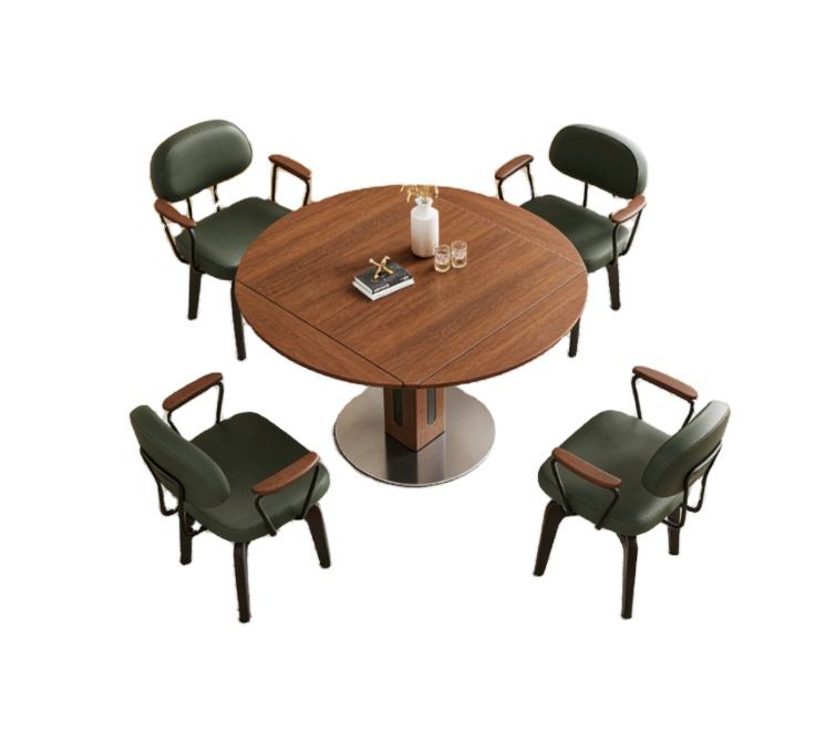 D5036 Marble Round Contemporary Dining Table 1.1m-Waterproof Durable ...