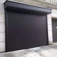 ATMOS 100% Blackout a prueba de viento motorizado inalámbrico inteligente persiana enrollable apertura Vertical Control remoto para puerta de garaje Exterior