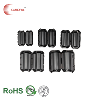 Kit de Ferrita Personalizable Careful SCRC para Eliminación de Interferencia de 1-300MHz, Caja de PP de 3-13mm de Diámetro Interior, RoHS REACH