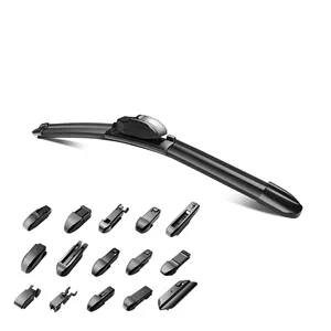 New Multi-function Soft Windscreen Car Wiper Blade With 13 Adapters