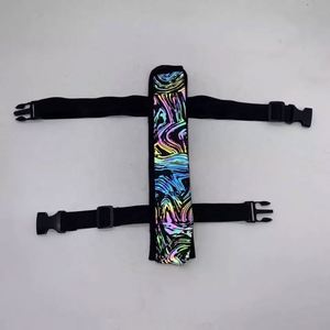 Abanico de Mano Grande Holográfico con Bolsa Iridiscente, Nuevo Estilo 2023 - Product Image 2