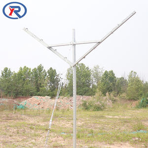 Poteau métallique galvanisé en forme de V et en forme de Y pour système de treillis à pignon ouvert pour vignes de vigne et raisin de table - Product Image 3