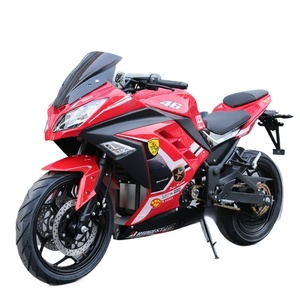 Motocicleta eléctrica de alta velocidad Little <span class=keywords><strong>Ninja</strong></span>, la más vendida en Rusia, con transmisión por cadena de 3000W, modelo Fire Tooth R3V6, vehículo eléctrico de 72V - Product Image 1
