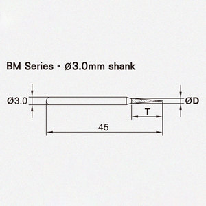 Besdia công nghiệp cấp Kim Cương tập tin thiết lập chính xác Mài hẹp khoảng cách khuôn Ergonomic xử lý thiết kế cứng thép - Product Image 3